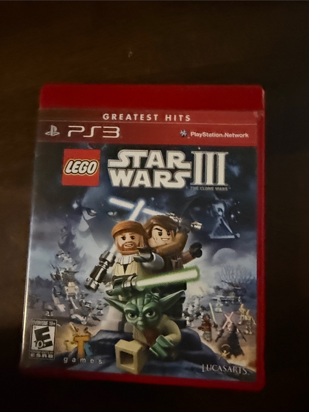 Lego Star Wars III PS3 Game in Red Case